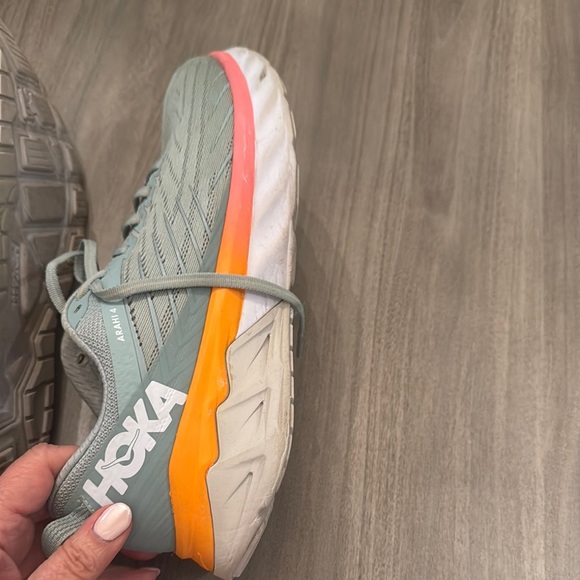 ***Price Drop***HOKA Teal and Orange Running Shoes - Picture 8 of 10